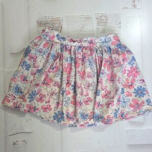 CALVIN KLEIN JEANS PINK/BLUE BUBBLE MINI SKIRT